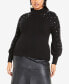 ფოტო #1 პროდუქტის Plus Size Perla Ribbed Knit Sweater