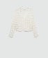 ფოტო #2 პროდუქტის Women's Crochet Knit Cardigan