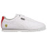 Фото #1 товара Puma Ferrari Roma Via Perforated Lace Up Mens White Sneakers Casual Shoes 30703