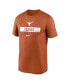 Фото #3 товара Men's Texas Brunt Orange Texas Longhorns 2024 Sideline Legend Performance T-Shirt