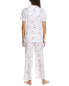 Carole Hochman 2Pc Notch Collar Capri Pajama Set Women's