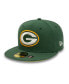 Фото #3 товара Men's Green Green Bay Packers Super Bowl XXXI Citrus Pop 59FIFTY Fitted Hat