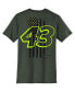 ფოტო #2 პროდუქტის Men's Green Erik Jones Flag T-shirt