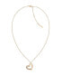 Фото #2 товара Calvin Klein women's Stainless Heart Necklace
