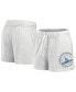 ფოტო #1 პროდუქტის Women's Oatmeal Los Angeles Dodgers Oversized Badge Lounge Shorts