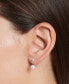 Silver-Tone Freshwater Pearl (4-6mm) Jacket Earrings