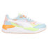 Puma XRay Speed Lace Up Womens Blue, Green, Orange, White Sneakers Casual Shoes