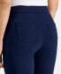 ფოტო #5 პროდუქტის Petite Mid Rise Pull On Straight Leg Ponte Pants, Created for Macy's