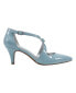 Light Blue Patent - Faux Patent Leather