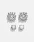 ფოტო #6 პროდუქტის Diamond Halo Stud Earrings (1 ct. t.w.) in 14k Gold, White Gold or Rose Gold