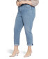 Фото #2 товара Plus Size Margot Girlfriend Rolled Cuffs Jeans