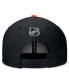 Men's Black Philadelphia Flyers 2024 NHL Draft Snapback Hat Черно-оранжевый - фото #3