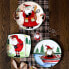 Old St. Nick Square Platter - Golfing