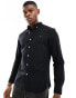 Farah Brewer long sleeve shirt in black