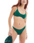 Фото #1 товара Weekday Ava brazilian bikini bottom in green exclusive to ASOS