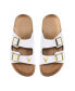 ფოტო #1 პროდუქტის Women's Milwaukee Bucks Double-Buckle Sandals