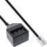 Фото #2 товара InLine TAE adapter Cable RJ45 male to TAE NFN female 20cm
