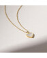 ფოტო #9 პროდუქტის Gold Heart Necklace - Laure Mother of Pearl