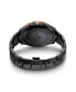 ფოტო #3 პროდუქტის Octea Lux Sport Black Metal Bracelet Watch, 25.4 mm