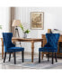 Velvet Upholstered Tufted Dining Chairs Set of 4