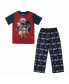 ფოტო #2 პროდუქტის Boys Youth 3-Piece Sleep Set with Tee Shirt, Shorts, and Sleep Pants