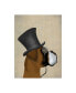 Фото #1 товара Fab Funky Boxer, Formal Hound and Hat Canvas Art - 36.5" x 48"