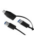 Фото #3 товара ICY BOX IB-CB032 - 1 m - USB B - USB A - USB 3.2 Gen 1 (3.1 Gen 1) - 5000 Mbit/s - Black