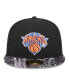 Фото #4 товара Men's Black New York Knicks Coral Reef Visor 59FIFTY Fitted Hat