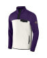 ფოტო #3 პროდუქტის Men's NFL x Darius Rucker Collection by Purple, Cream Baltimore Ravens Micro Fleece Quarter-Snap Jacket