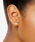 ფოტო #2 პროდუქტის Diamond Stud Earrings (3/8 ct. t.w.) in Sterling Silver