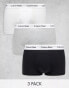 Фото #1 товара Calvin Klein low rise trunks 3 pack in cotton stretch - MULTI