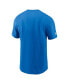 Фото #2 товара Men's Blue Detroit Lions Sideline Performance T-Shirt
