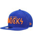 Men's Blue New York Knicks Rocker 9FIFTY Snapback Hat