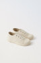 Stretch cotton sneakers