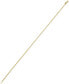 ფოტო #4 პროდუქტის Sparkle Chain Ankle Bracelet, 10" (1-1/2mm) in 14k Yellow Gold or 14k White Gold.