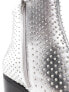 Фото #7 товара ASOS DESIGN heeled chelsea boot in silver with studs