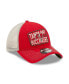 Фото #5 товара Men's Red and Natural Tampa Bay Buccaneers Devoted Trucker 9TWENTY Snapback Hat