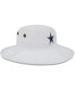 Фото #3 товара Men's White Dallas Cowboys 2023 NFL Training Camp Panama Bucket Hat