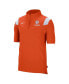 Фото #3 товара Men's Orange Clemson Tigers Coach Short Sleeve Quarter-Zip Jacket