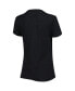 ფოტო #4 პროდუქტის Women's Black TRACKHOUSE RACING Bump and Run V-Neck T-shirt