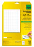 Фото #1 товара Sigel LA202 - White - Rounded rectangle - Removable - 25.4 x 10 mm - A4 (210x297 mm) - Universal