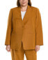 Lafayette 148 New York Plus Wool & Silk-Blend Blazer Women's
