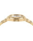Фото #2 товара Salvatore Women's Swiss Elliptical Gold Ion Plated Bracelet Watch 36mm