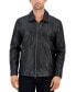 Фото #1 товара Men's Faux-Leather Jacket, Created for Macy's