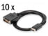 Фото #8 товара DIGITUS DisplayPort DVI Adapter Cable, Pack of 10 pcs