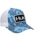Men's Blue Ocean Palm Trucker Logo Snapback Hat