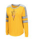 ფოტო #3 პროდუქტის Women's Gold Arizona State Sun Devils Trey Dolman Long Sleeve T-shirt