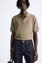 COTTON - LYOCELL KNIT POLO SHIRT