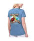 Women's Blue Green Bay Packers Game Time V-Neck T-Shirt