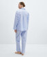 Пижама MANGO Two-Piece Cotton Pajamas